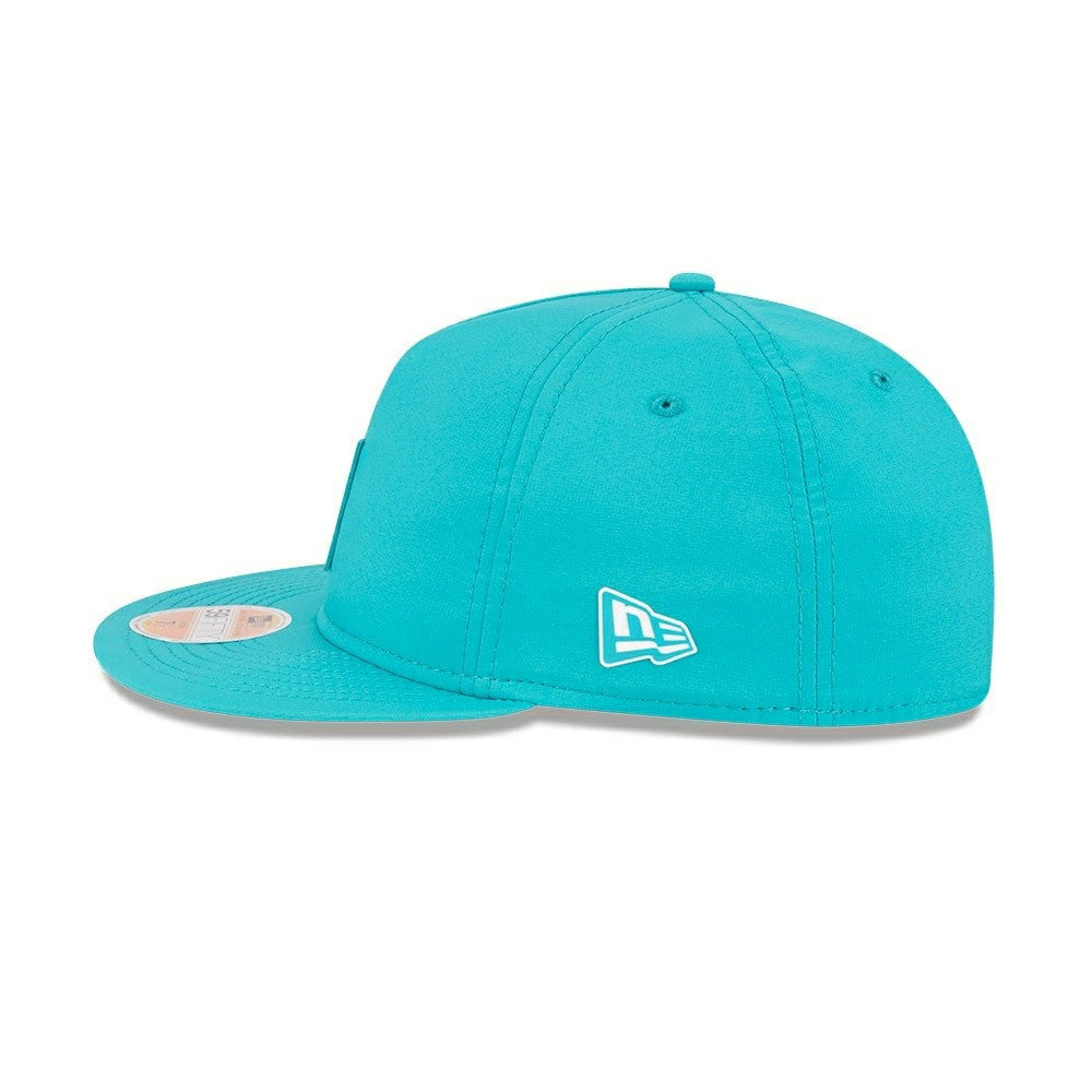 Miami Dolphins 2025 NFL On-Field Sideline 59FIFTY A-Frame Fitted Cap Aqua - Taass US
