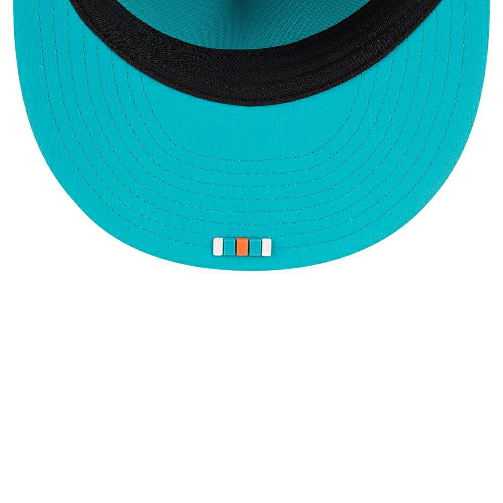 Miami Dolphins 2025 NFL On-Field Sideline 59FIFTY A-Frame Fitted Cap Aqua - Taass US