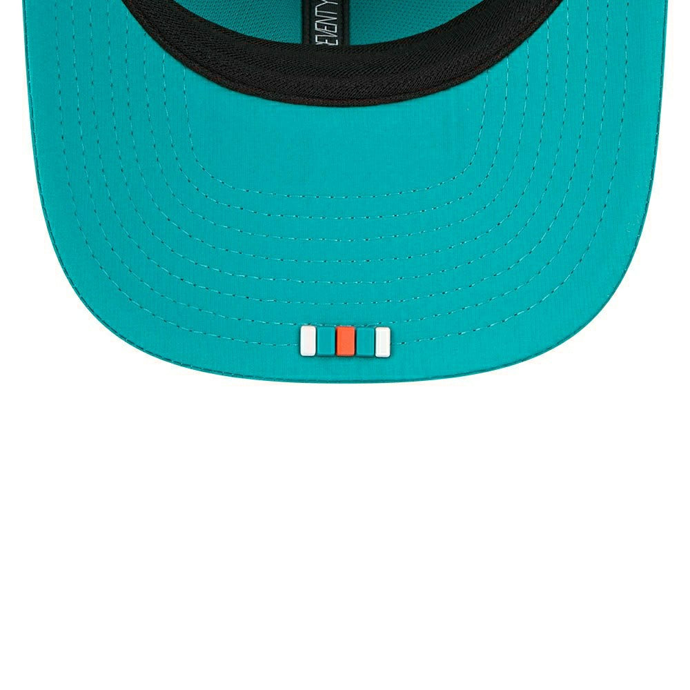Miami Dolphins Historic 2025 NFL On-Field Sideline 9SEVENTY Trucker Snapback Cap - Taass on sale