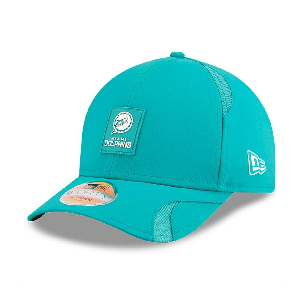 Miami Dolphins Historic 2025 NFL On-Field Sideline 9FORTY M-Crown Snapback Cap - Taass sale