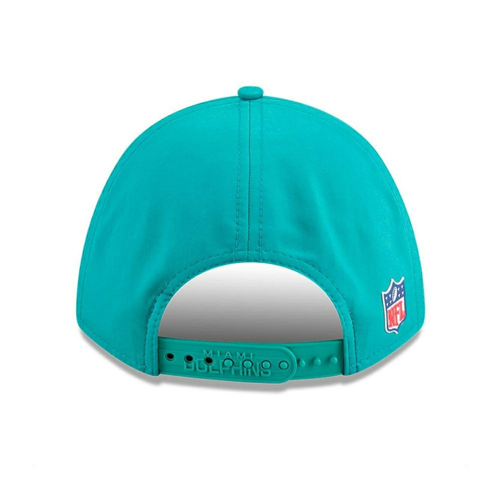Miami Dolphins Historic 2025 NFL On-Field Sideline 9FORTY M-Crown Snapback Cap - Taass sale