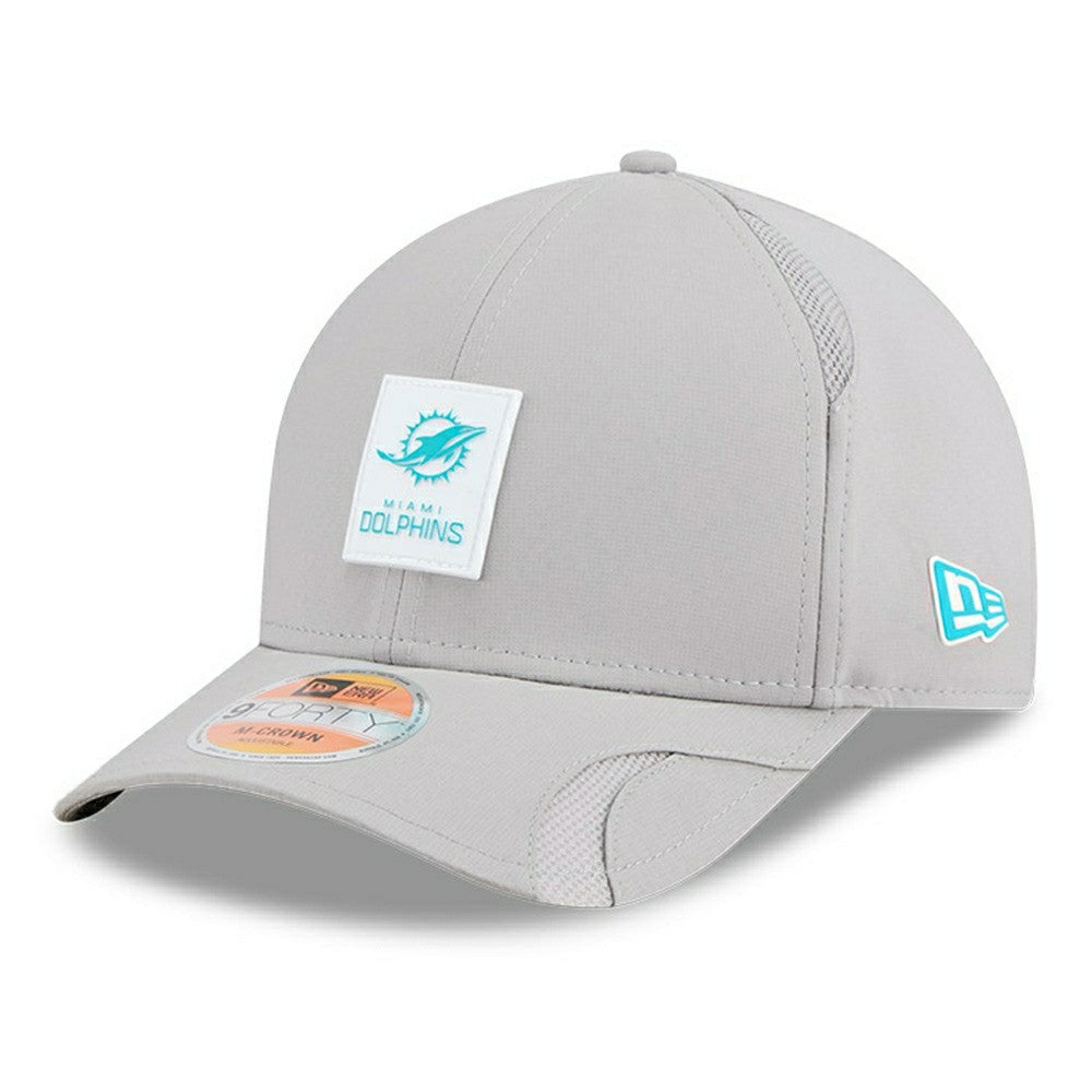 Miami Dolphins 2025 NFL On-Field Sideline 9FORTY M-Crown Cap CW Grau - Taass for sale