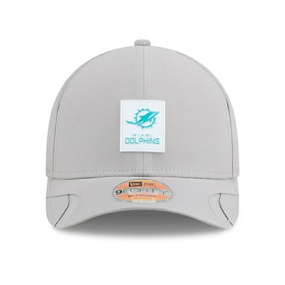 Miami Dolphins 2025 NFL On-Field Sideline 9FORTY M-Crown Cap CW Grau - Taass for sale