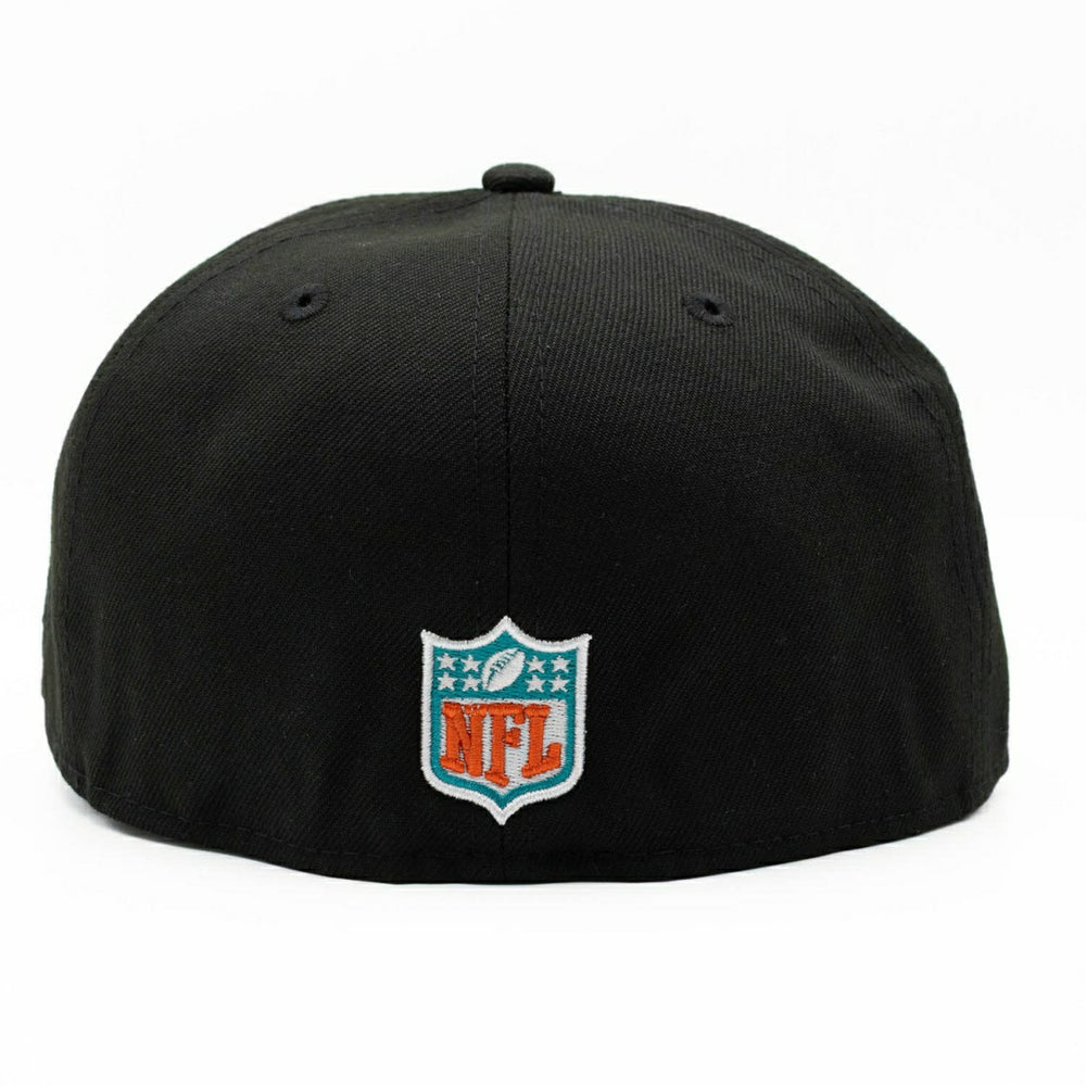 Miami Dolphins Perfect Season Anniversary 59FIFTY Fitted NFL Cap Black - Taass discount