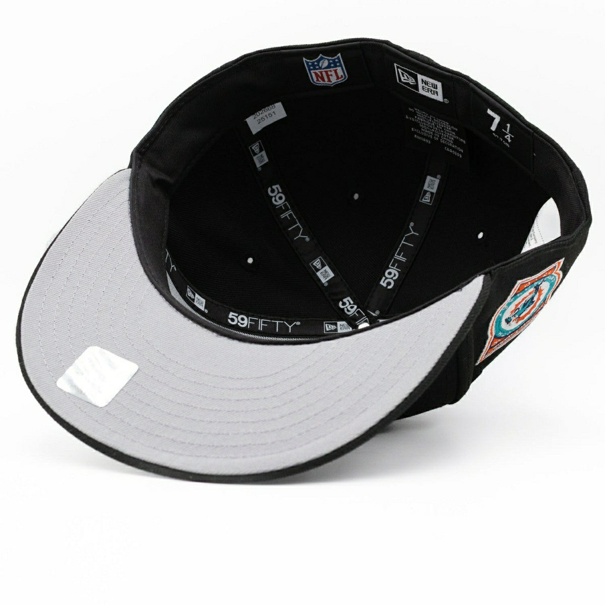 Miami Dolphins Perfect Season Anniversary 59FIFTY Fitted NFL Cap Black - Taass discount