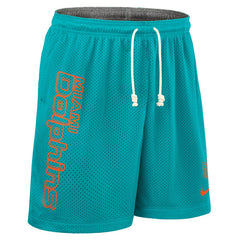 Miami Dolphins 2025 NFL Sideline Reversible Mesh Nike Dri-FIT Shorts Aqua - Taass for sale