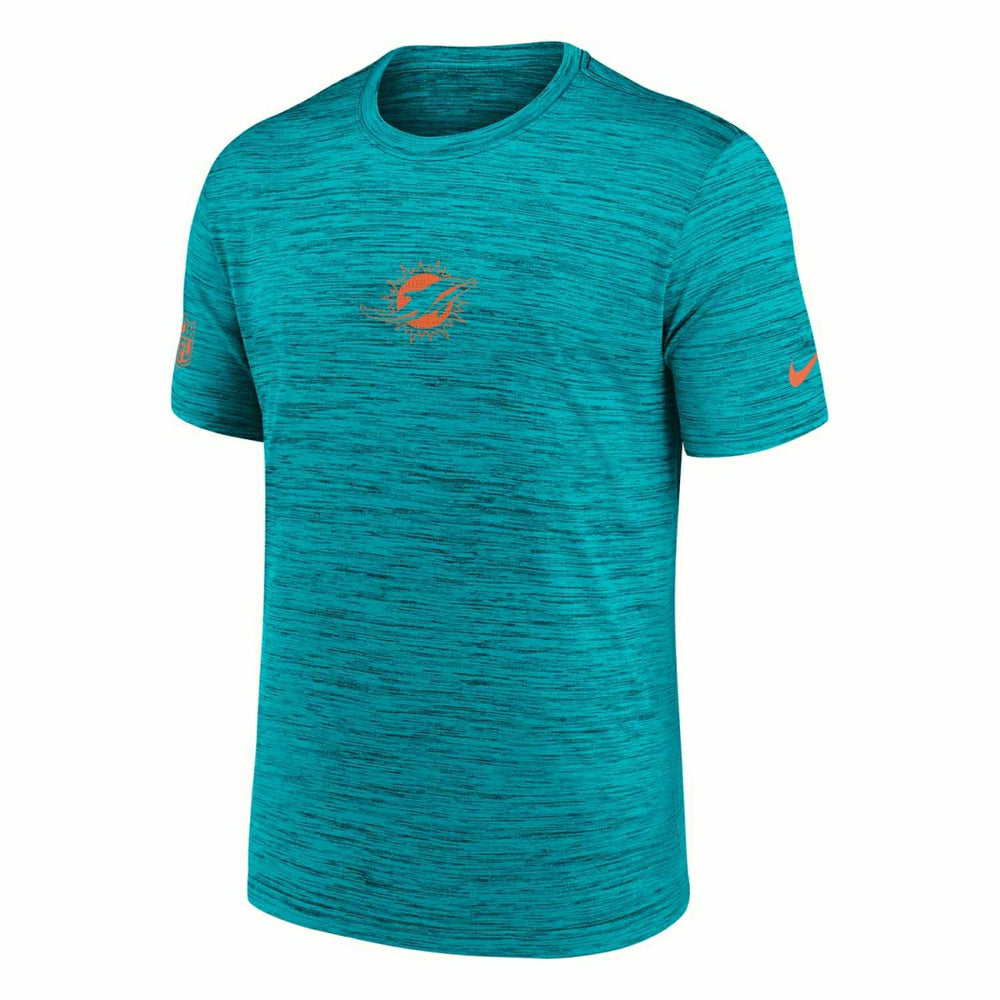 Miami Dolphins 2025 NFL Sideline Nike Velocity Performance T-Shirt Aqua - Taass US