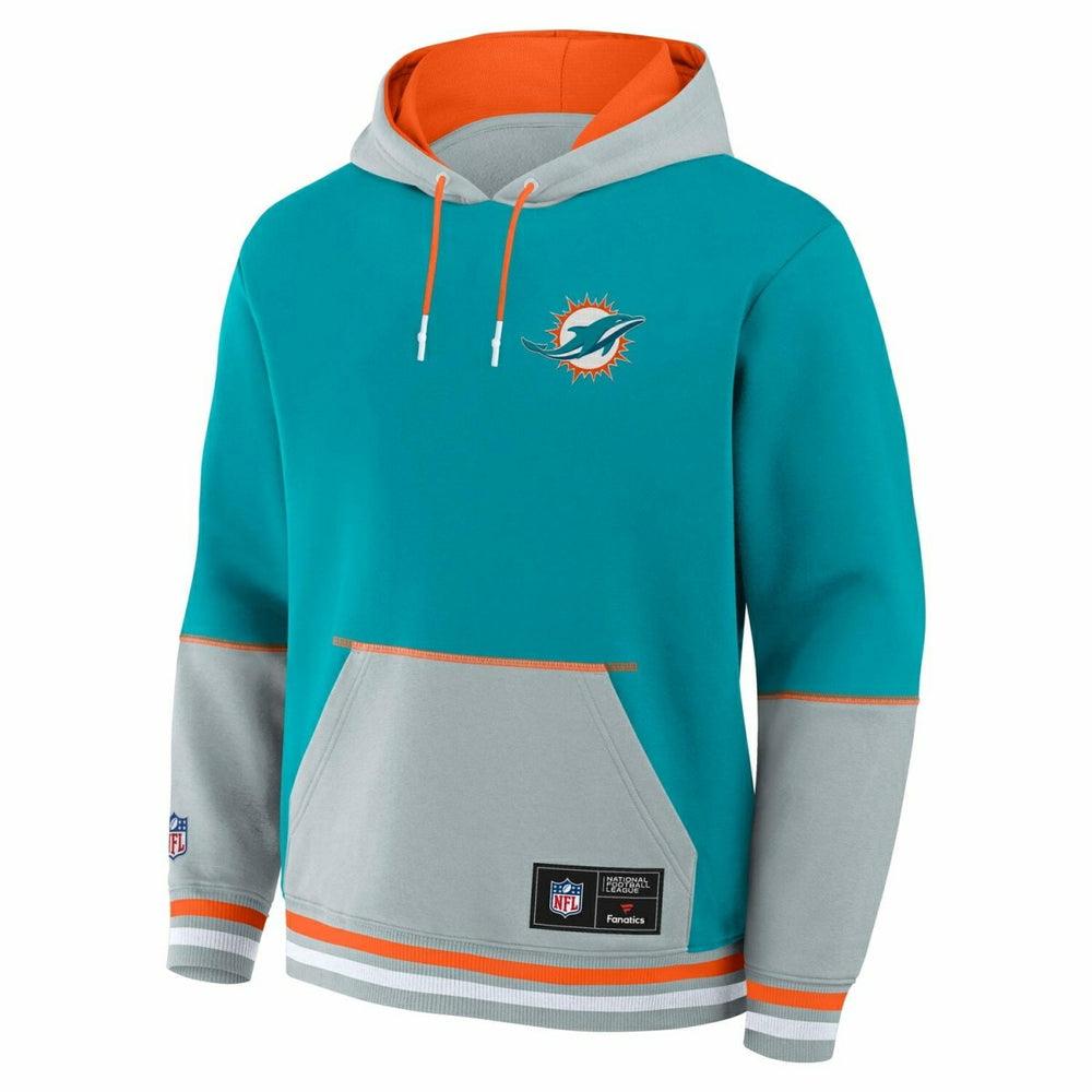 Miami Dolphins Foundation NFL Hoodie Aqua - Taass on sale