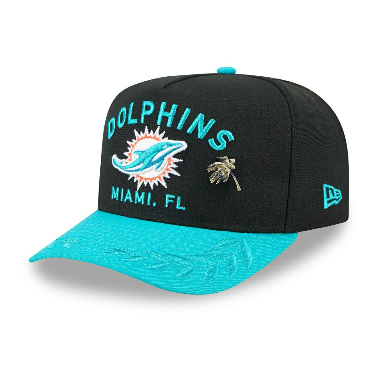 Miami Dolphins 2025 NFL Draft New Era 59FIFTY A-Frame Fitted Cap Black - Taass discount