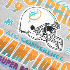 Miami Dolphins 1972 AFC Champions NFL Hoodie Gray - Taass Online