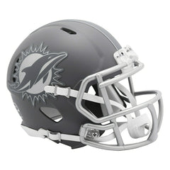 Miami Dolphins Slate Alternate NFL Speed Mini Helmet - Taass discount
