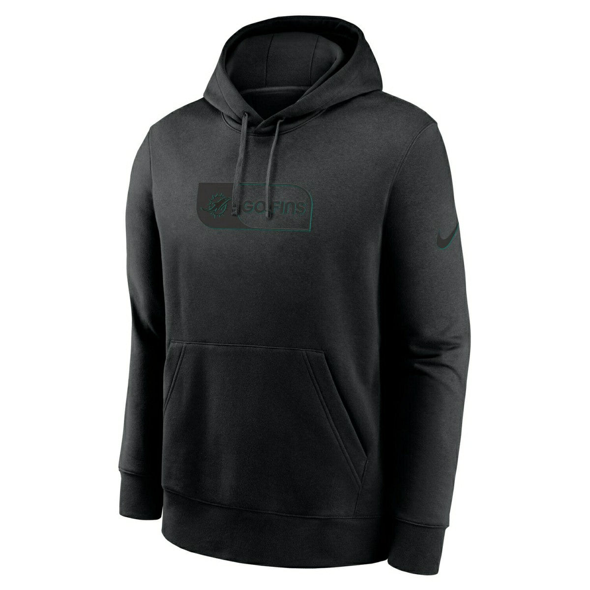 Miami Dolphins Black Edge Nike Club Hoodie - Taass on sale