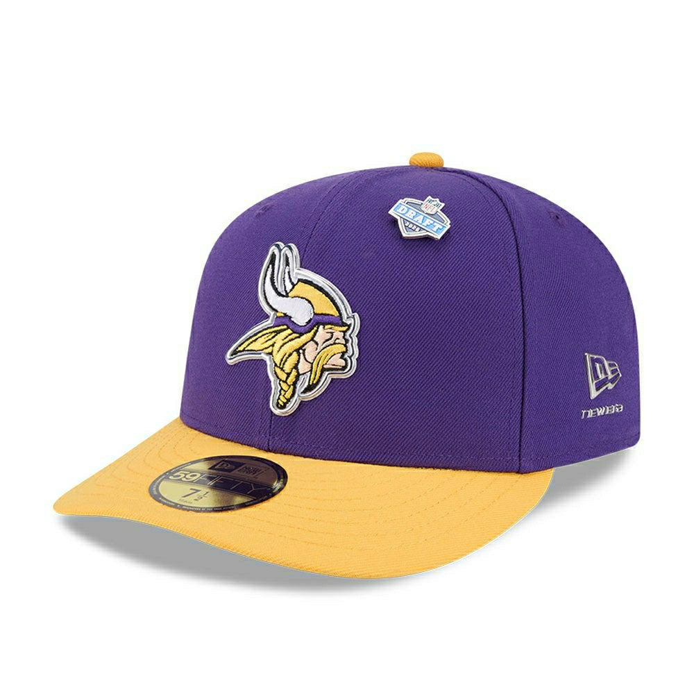Minnesota Vikings 2026 NFL Draft Pre-Curved 59FIFTY Fitted Cap - Taass sale