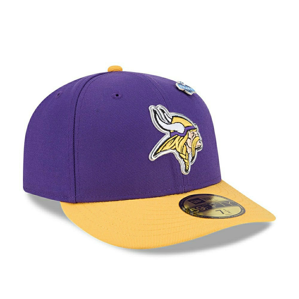 Minnesota Vikings 2026 NFL Draft Pre-Curved 59FIFTY Fitted Cap - Taass sale