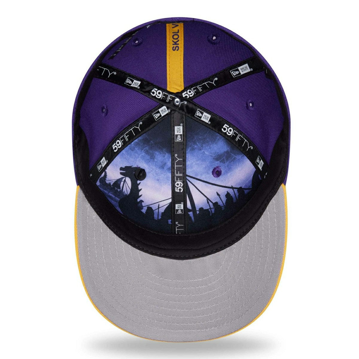 Minnesota Vikings 2026 NFL Draft Pre-Curved 59FIFTY Fitted Cap - Taass sale