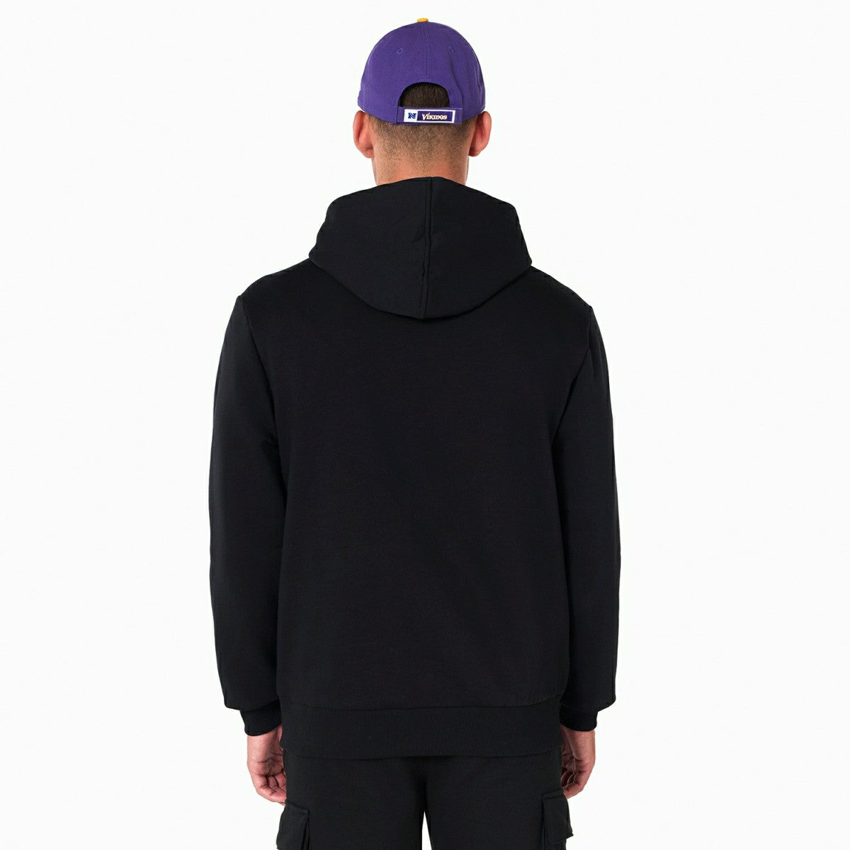 Minnesota Vikings Logo Hoodie NFL Sweatshirt Black - Taass discount