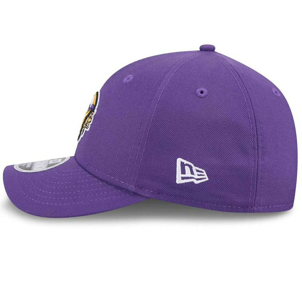 Minnesota Vikings NFL Team Logo New Era 9FORTY M-Crown Snapback Cap Purple - Taass Online
