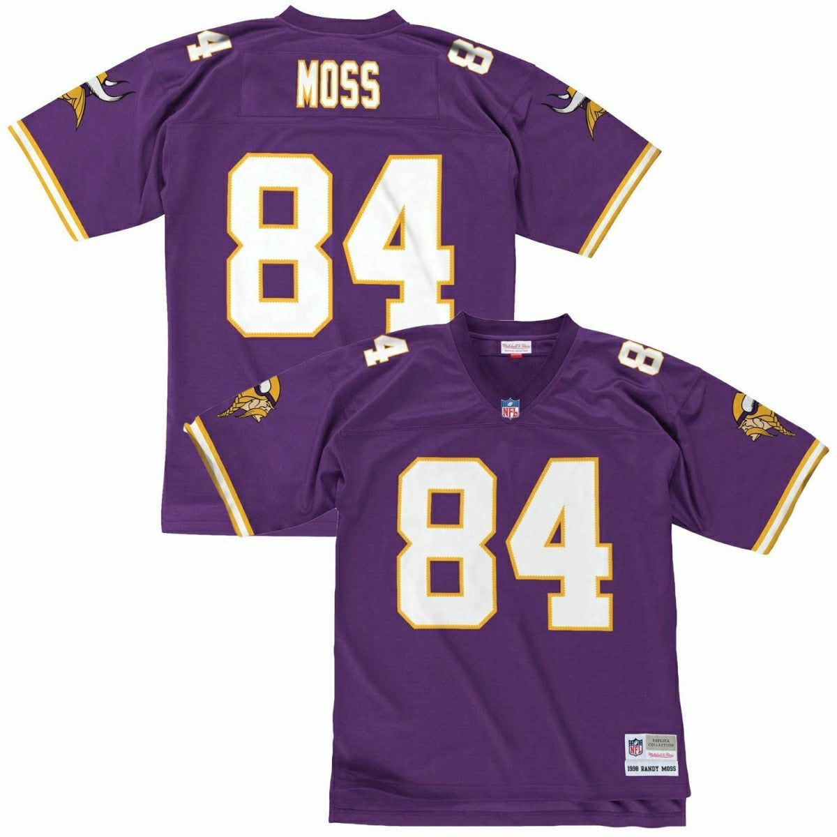 Randy Moss #84 Minnesota Vikings Legacy Throwback NFL Jersey Purple - Taass on sale