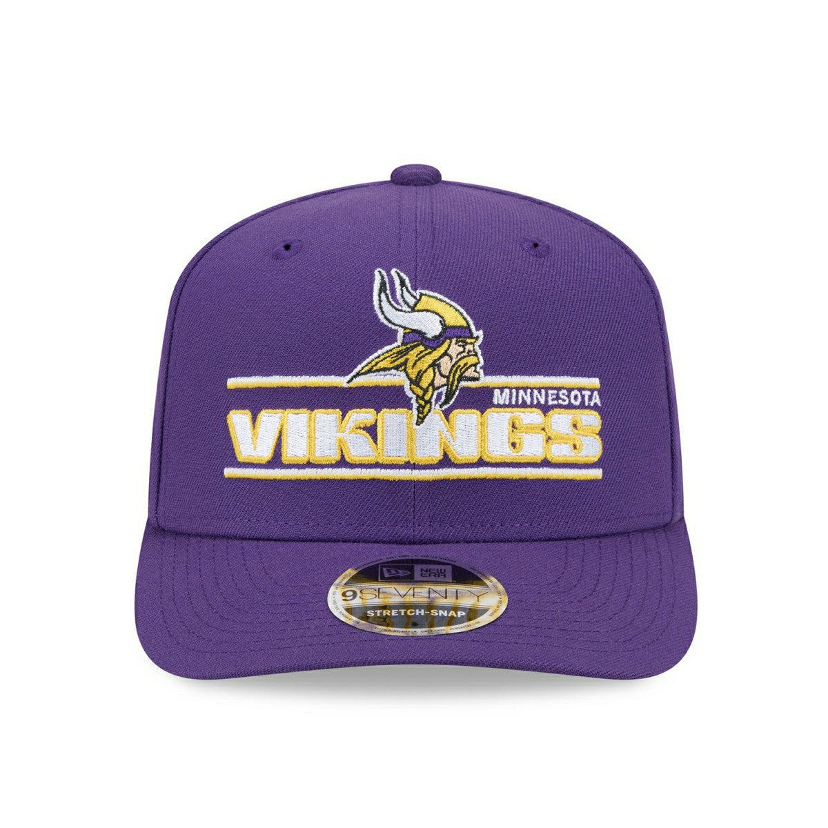 Minnesota Vikings NFL Stated 9SEVENTY Stretch-Snap Cap Purple - Taass outlet