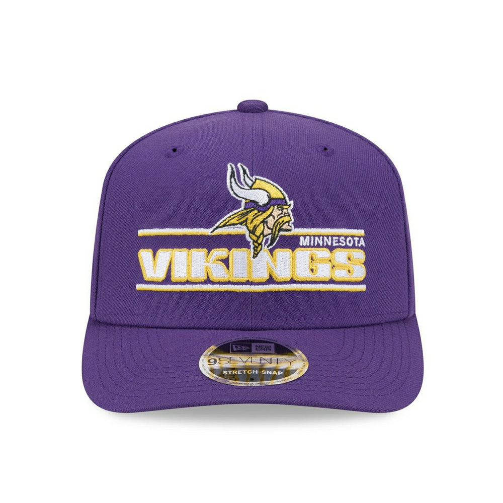 Minnesota Vikings NFL Stated 9SEVENTY Stretch-Snap Cap Purple - Taass outlet