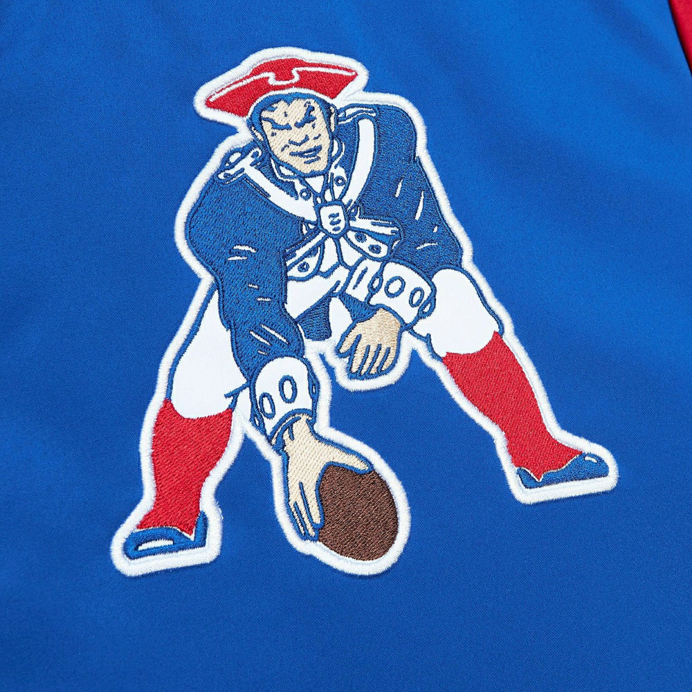 New England Patriots Mitchell & Ness Heavyweight Satin NFL Jacket - Taass sale