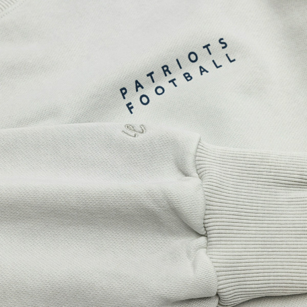 New England Patriots L&L '96 Classics NFL Crewneck Sweater Gray - Taass Online