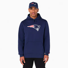 New England Patriots Logo Hoodie NFL Sweatshirt Navy - Taass sale