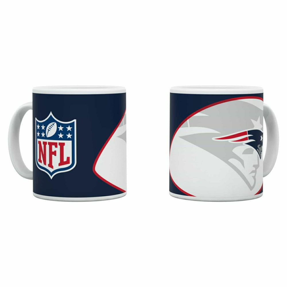 New England Patriots Shadow Logo & Shield NFL Mug (330 ml) - Taass outlet
