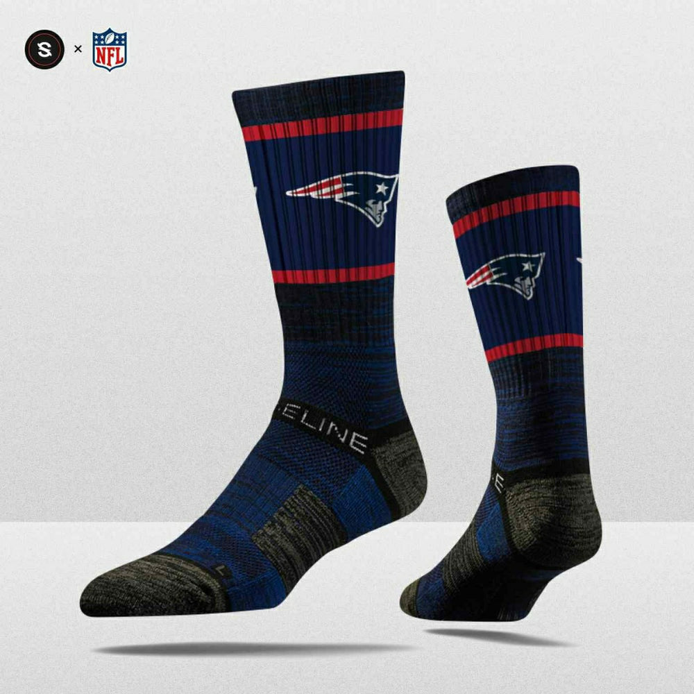 New England Patriots Strideline Premium NFL Crew Socks - Taass for sale