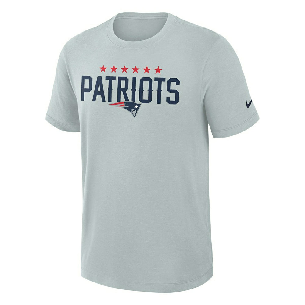 New England Patriots 2025 Rivalries Dri-FIT Slub NFL T-Shirt Gray - Taass US