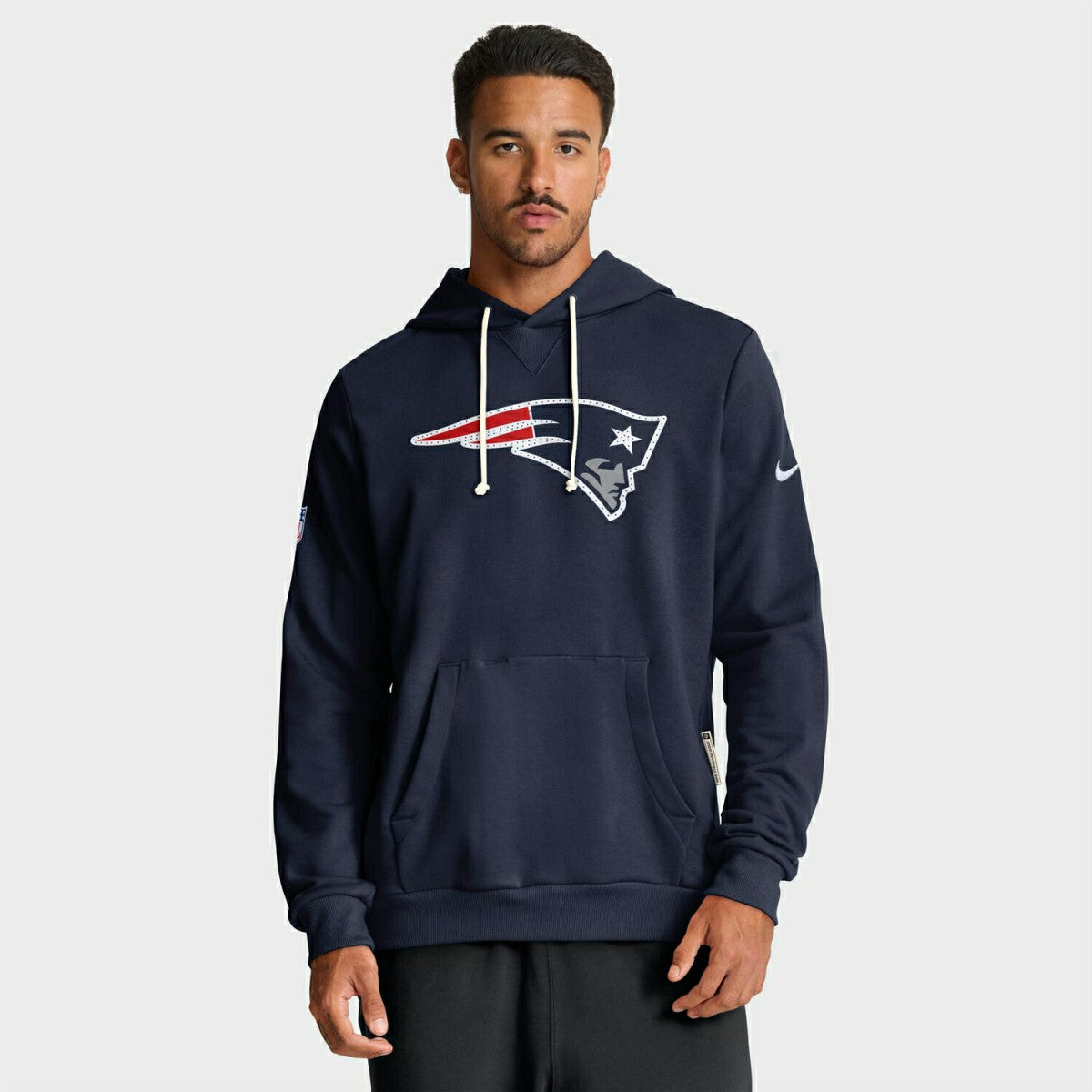 New England Patriots 2025 NFL Sideline Nike Standard Issue Hoodie Navy - Taass for sale