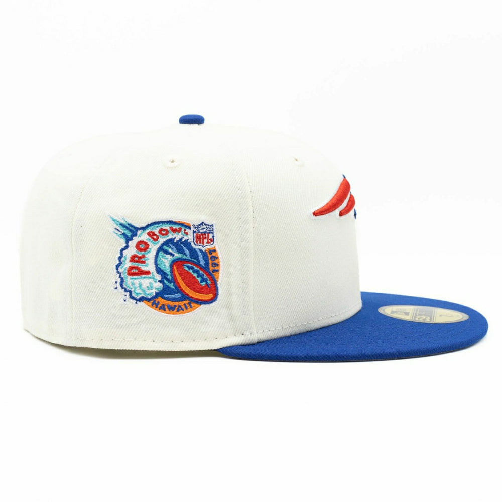 New England Patriots 1997 Pro Bowl 59FIFTY Fitted NFL Cap Cream - Taass US