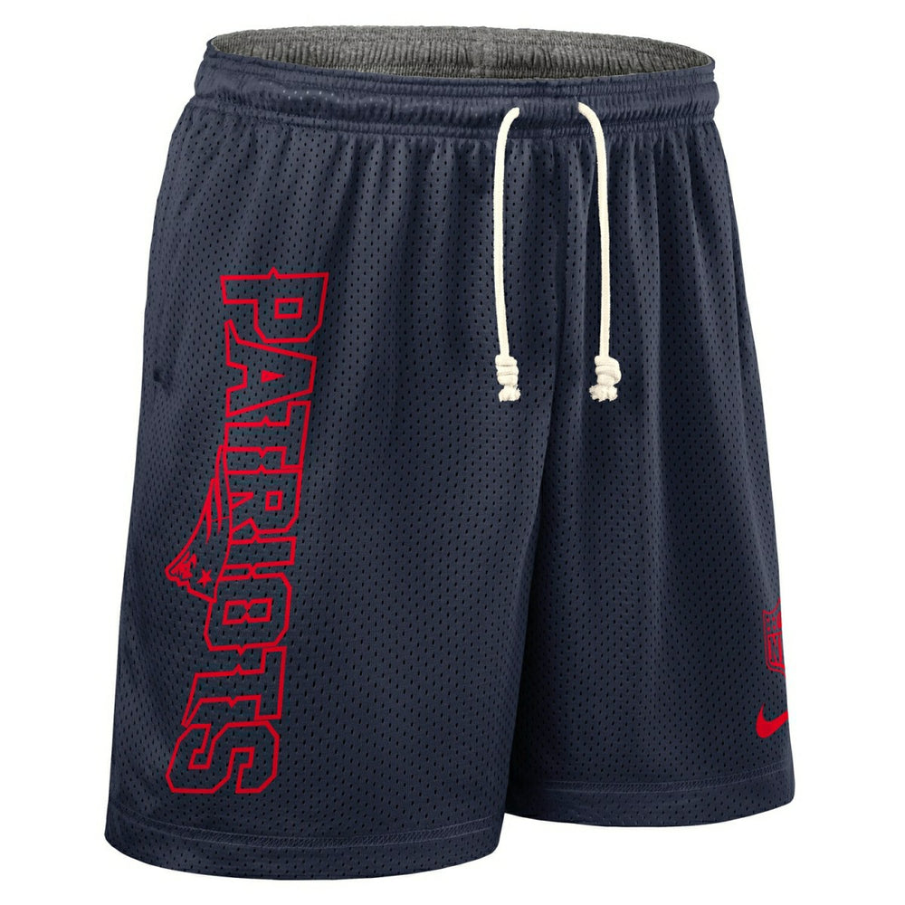 New England Patriots 2025 NFL Sideline Reversible Mesh Nike Dri-FIT Shorts Navy - Taass Online