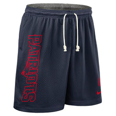 New England Patriots 2025 NFL Sideline Reversible Mesh Nike Dri-FIT Shorts Navy - Taass Online