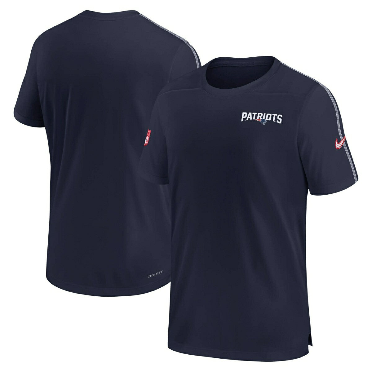 New England Patriots 2024 NFL Sideline Nike Dri-FIT Coach UV Top Navy - Taass outlet