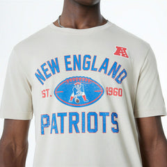 New England Patriots Historic 2024 New Era 3rd Down NFL T-Shirt Stone - Taass US