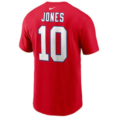Mac Jones #10 New England Patriots Nike Player NFL T-Shirt Red - Taass Online