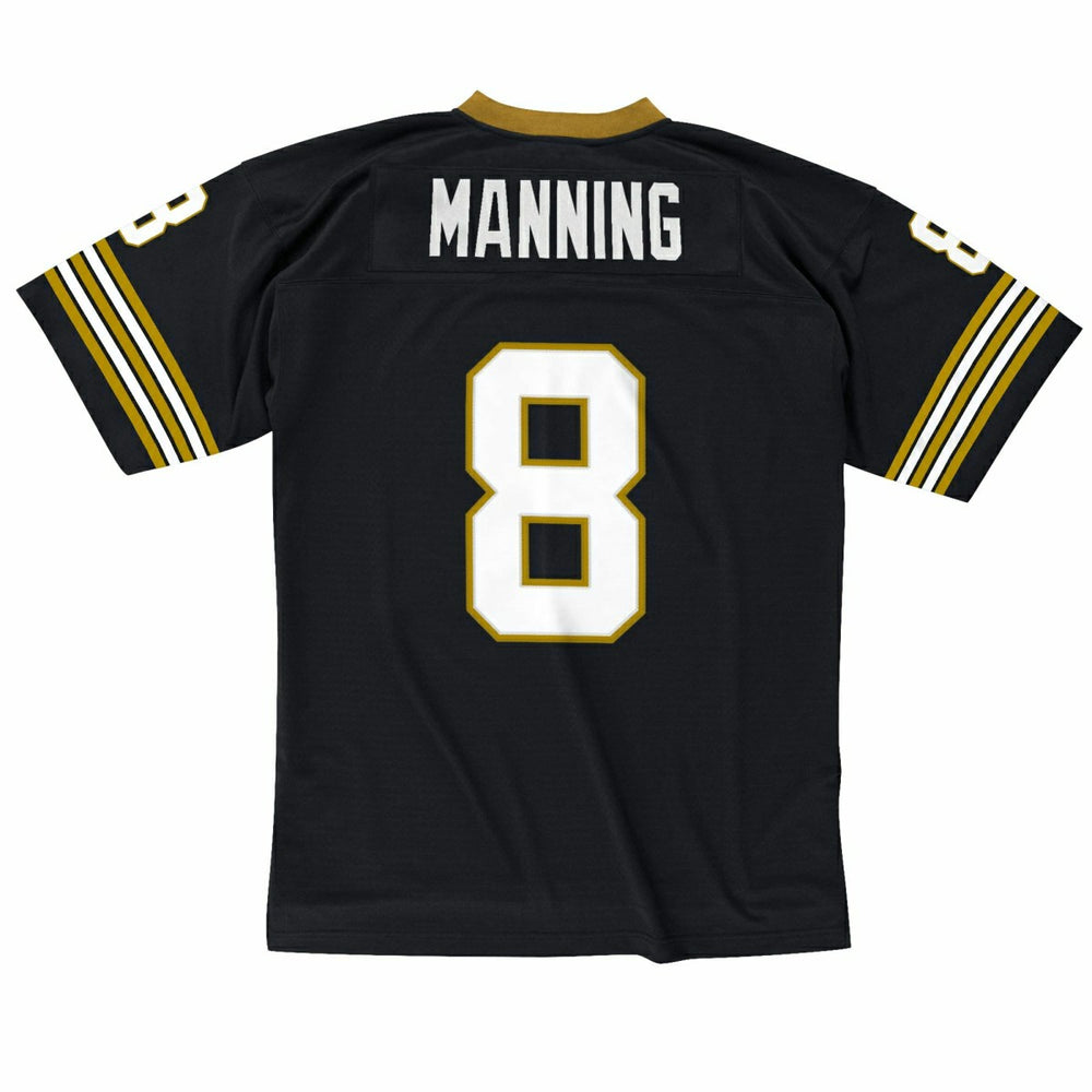 Archie Manning #8 New Orleans Saints Mitchell & Ness Throwback NFL Jersey Black - Taass Online