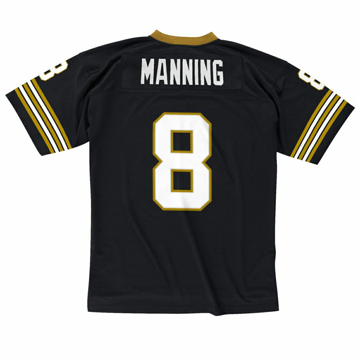 Archie Manning #8 New Orleans Saints Mitchell & Ness Throwback NFL Jersey Black - Taass Online