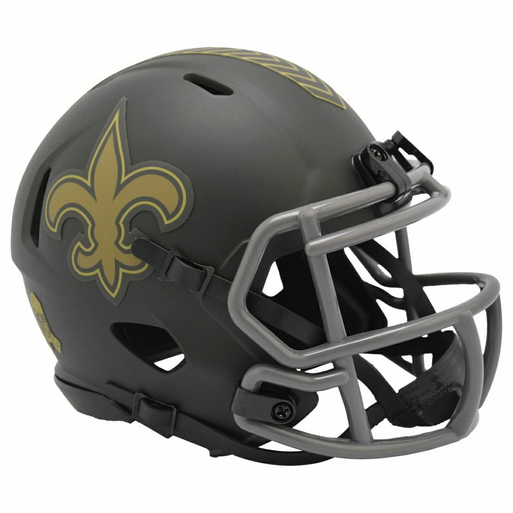 New Orleans Saints 2025 Salute to Service NFL Speed Mini Helmet - Taass discount