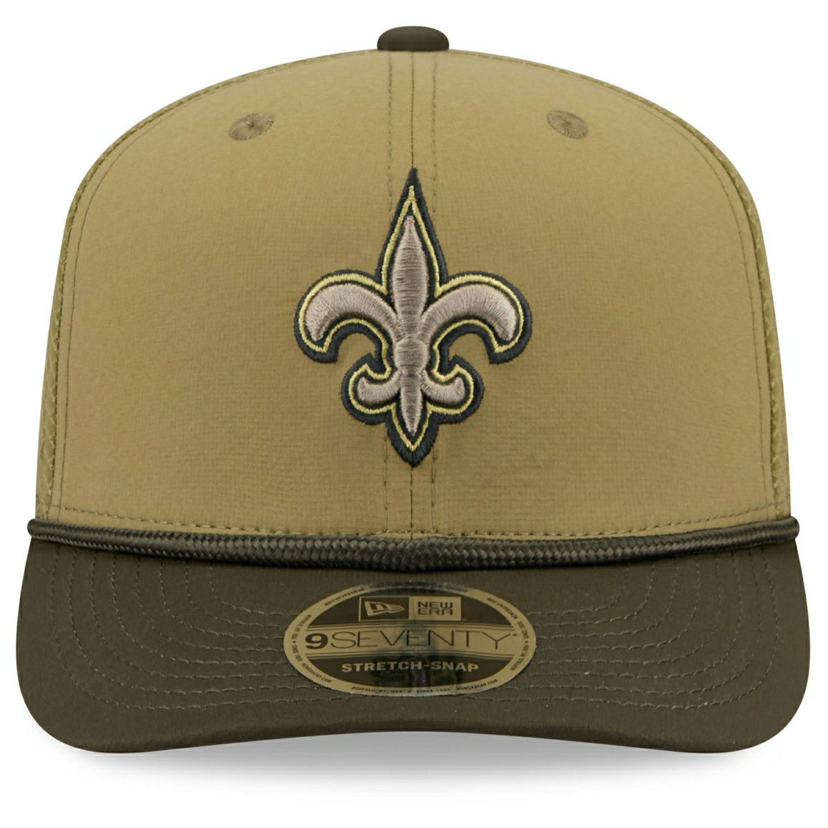 New Orleans Saints 2025 NFL Salute to Service 9SEVENTY Trucker Snapback Cap Olive - Taass sale