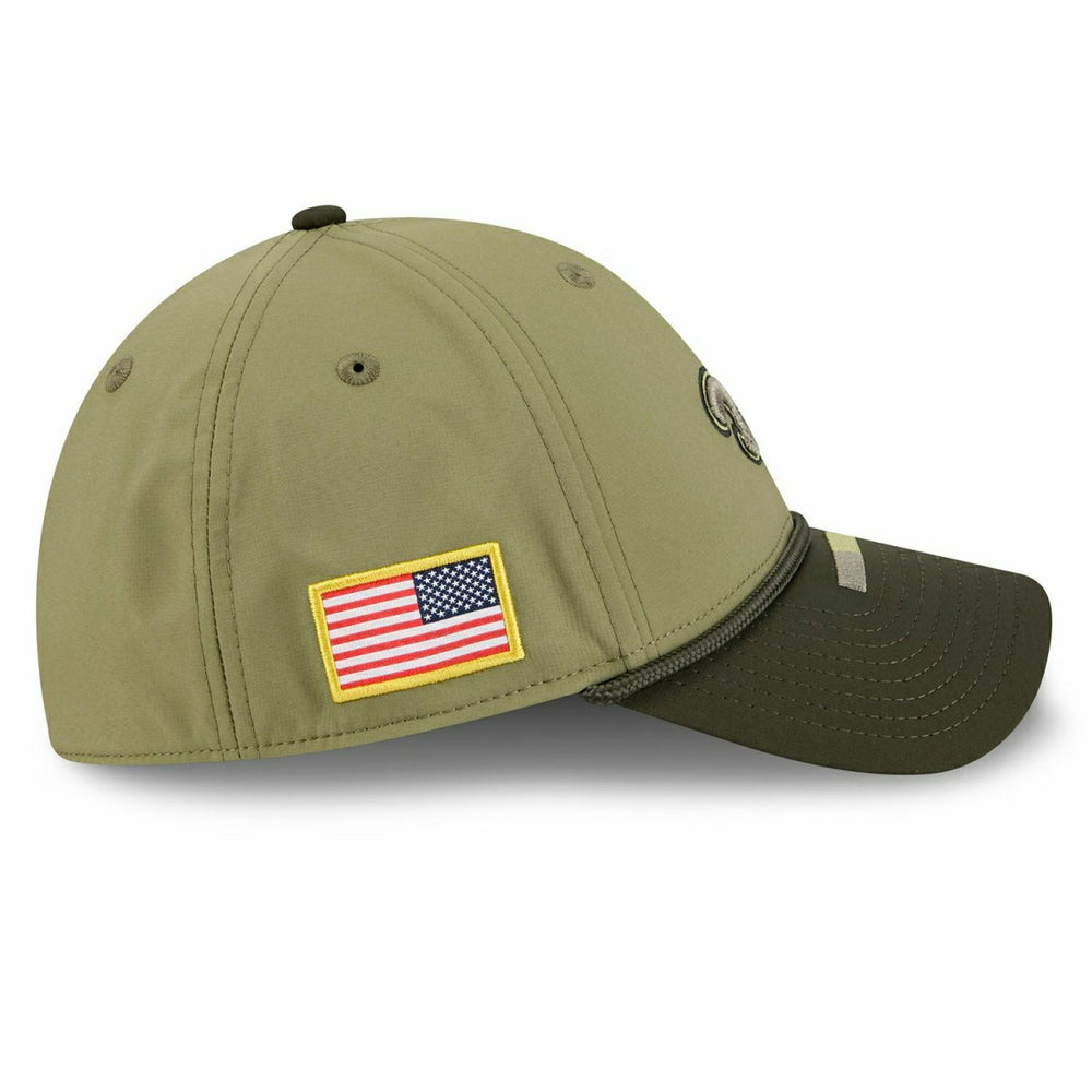 New Orleans Saints 2025 NFL Salute to Service 39THIRTY Flex Cap Olive - Taass for sale