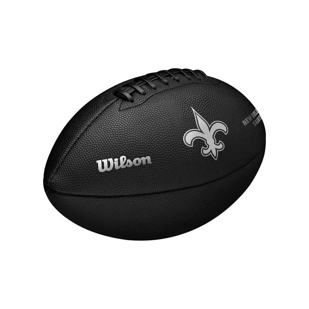 New Orleans Saints Wilson Metallic Premiere Full Size NFL Football - Taass on sale