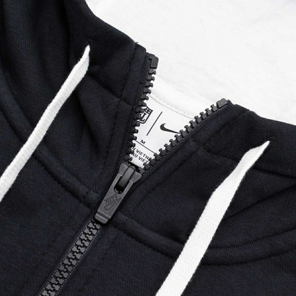 New Orleans Saints Full-Zip Nike Club Fleece Hoodie Black - Taass US