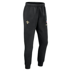 New Orleans Saints 2024 NFL Sideline Nike Club Sweat Pants Black - Taass on sale