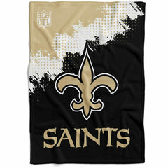 New Orleans Saints Corner Fleece NFL Blanket - Taass sale