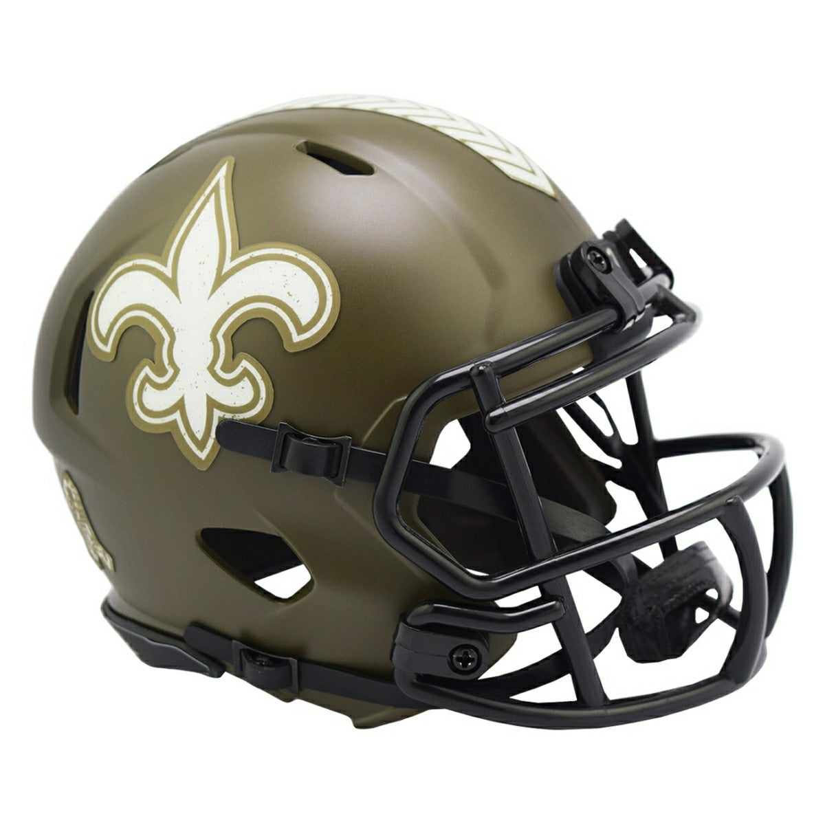 New Orleans Saints 2022 Salute to Service NFL Speed Mini Helmet - Taass for sale