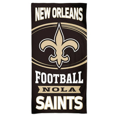 New Orleans Saints Slogan WinCraft NFL Beach Towel - Taass outlet
