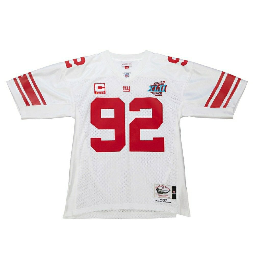 Michael Strahan #92 New York Giants 2007 Mitchell & Ness Authentic NFL Jersey White - Taass sale