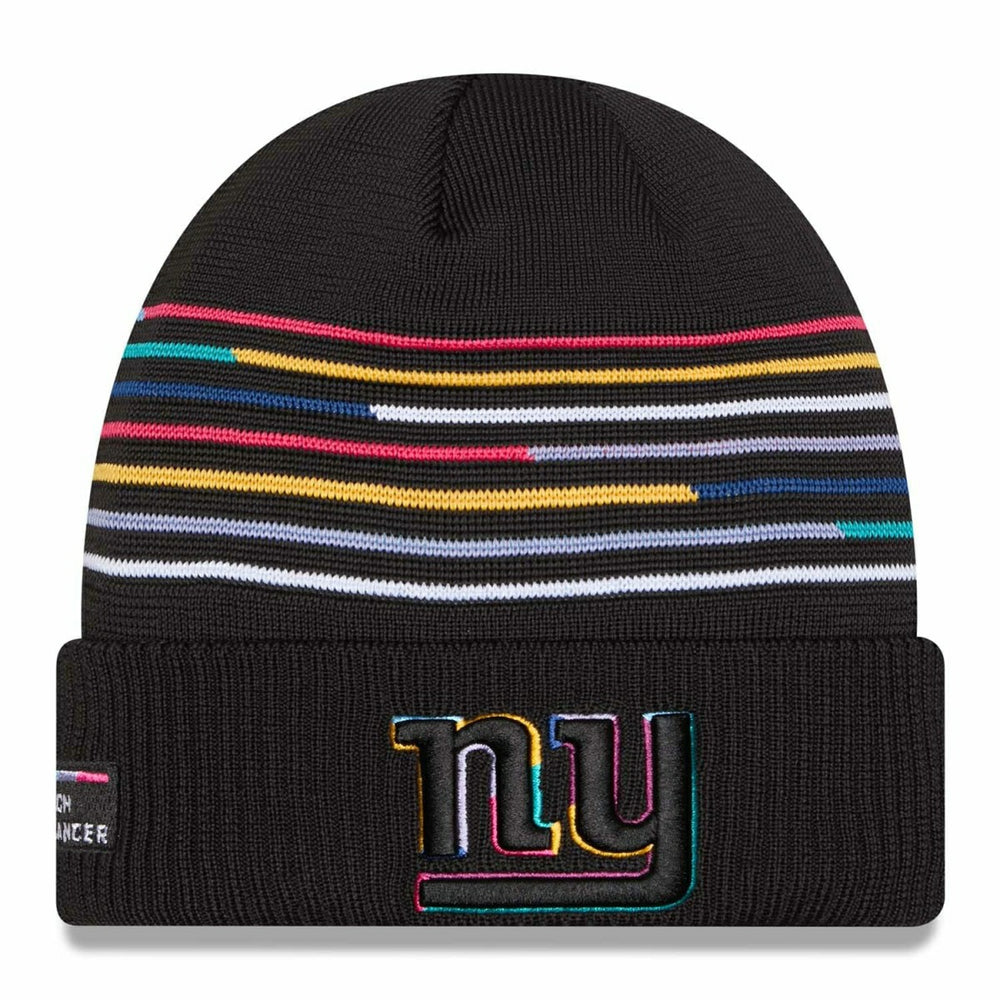 New York Giants 2025 NFL Crucial Catch New Era Knit Hat - Taass on sale